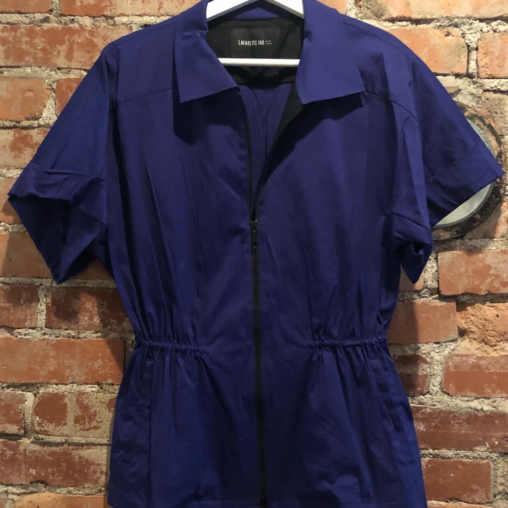 Lafayette 148 Zipper Top
